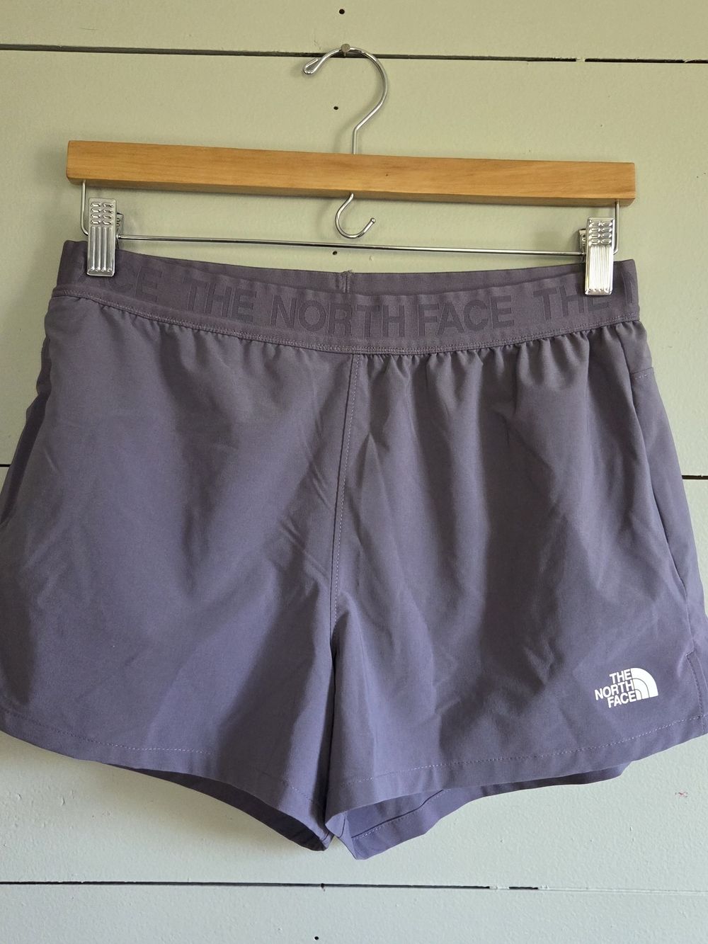 The North Face Women's Wander Athletic Shorts Lunar Slate Elastane Elastic Waist